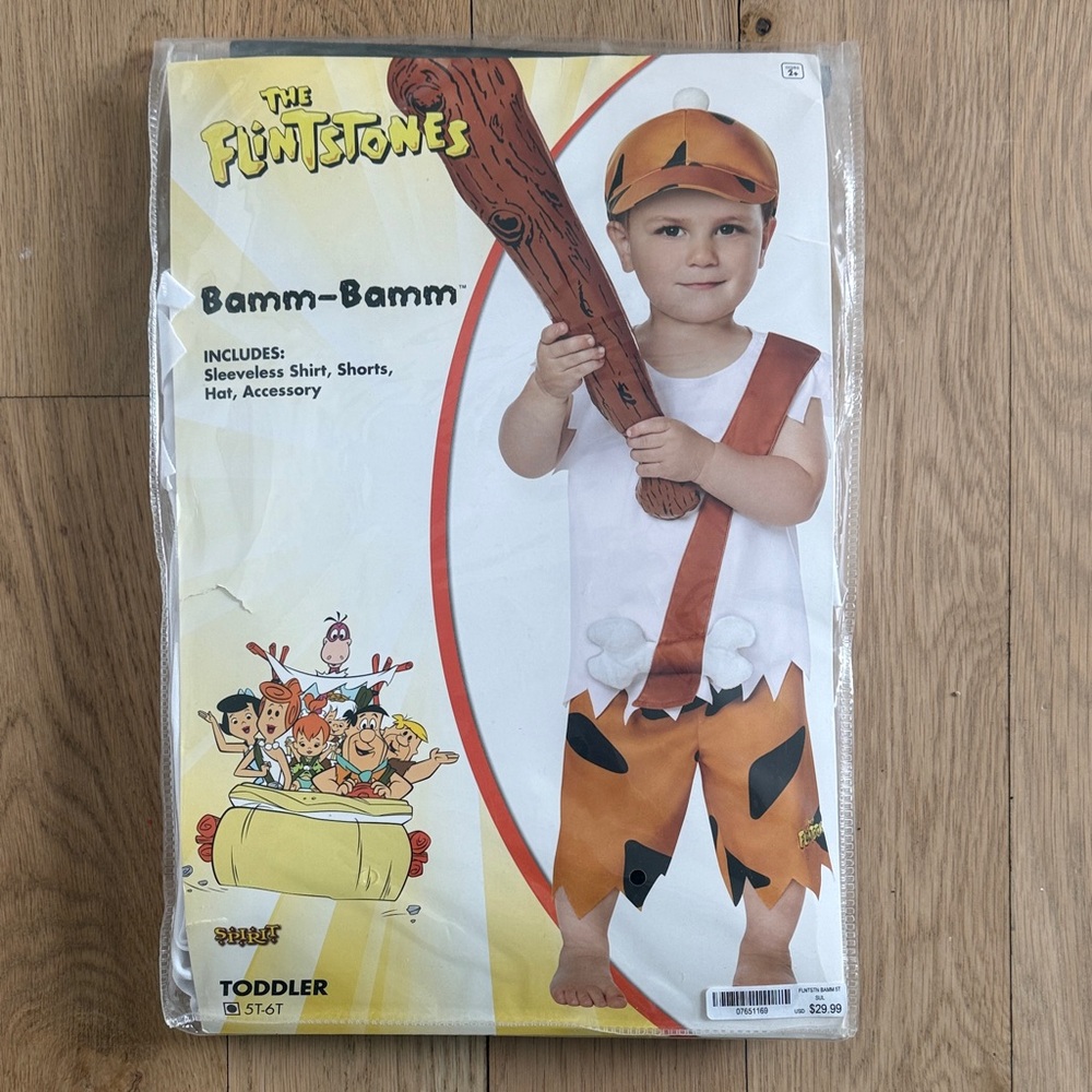 Bamm-Bamm Toddler Costume — New